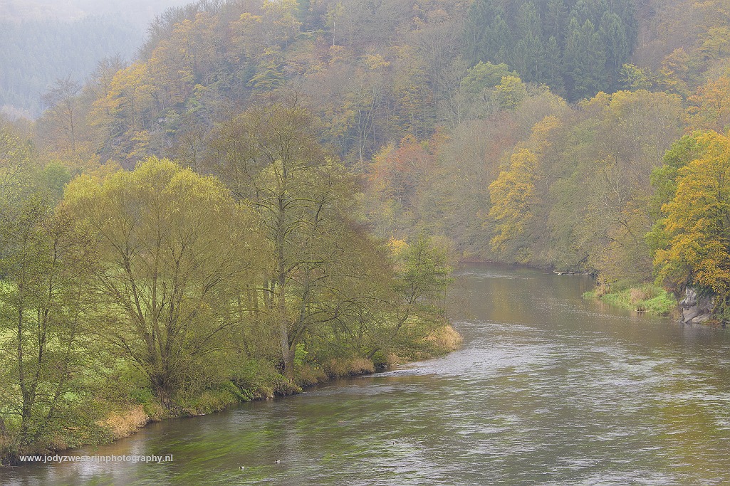 Heuvelen en dalen rond de Semois, België, 28-10-2017
