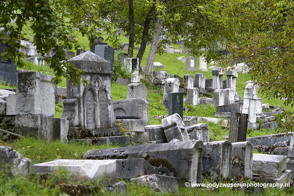 Oude joodse begraafplaats Sarajevo, Bosnië en Herzegovina, 17-9-2019
